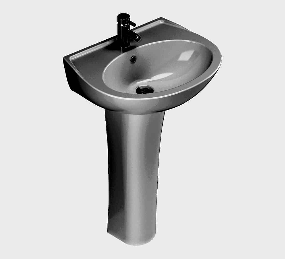 Polo Lavabo 55 cm Kolon Ayak